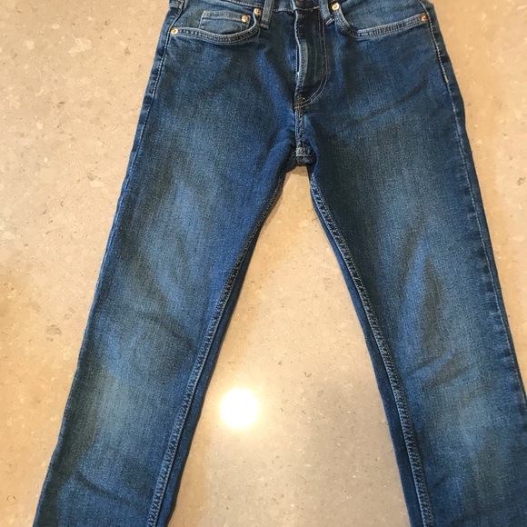 Two pair boys size 28 stretch skinny jeans by Denim & Denim in nice condition. - Picture 7 of 16